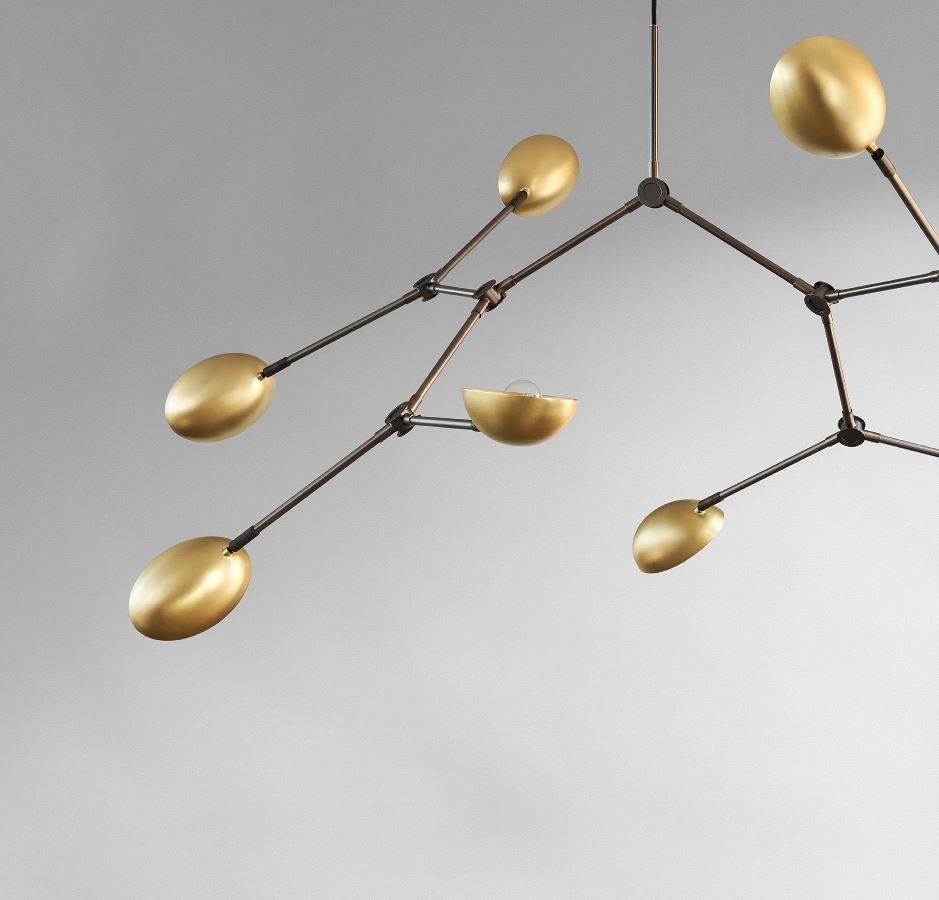 DROP CHANDELIER MÄSSING STOR 1 DROP CHANDELIER MÄSSING STOR