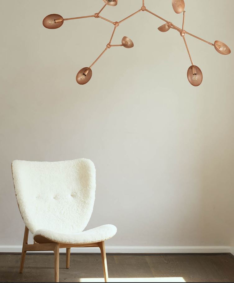 DROP CHANDELIER PERFORATED ROSE STOR 2 DROP CHANDELIER PERFORATED ROSE STOR - Bild 2