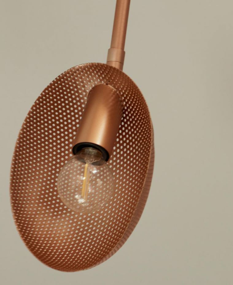 DROP CHANDELIER PERFORATED ROSE STOR 4 DROP CHANDELIER PERFORATED ROSE STOR - Bild 4
