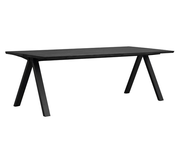 CARRADALE MATBORD SVART 220 cm 1 CARRADALE MATBORD SVART 220 cm