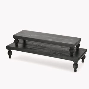 Piedestalbord Tyra Svart 2-pack